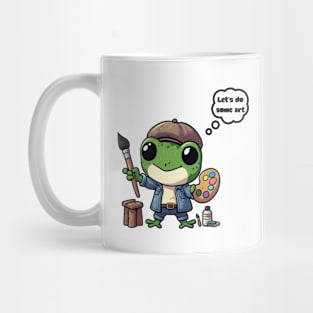 Frog Artist Mug